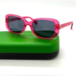EUC Kate Spade DIONNA/S 35JIR RED/PINK Women’s Sunglasses